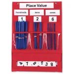 Panou educativ Sa invatam sa numaram cu carduri si 200 betisoare