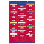 Panou organizator pentru clasa cu 27 buzunare si etichete reutilizabile