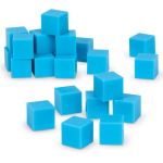 Set cuburi baza 10 educative, 100 piese pentru invatarea matematicii