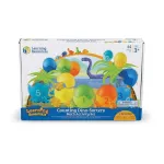 Set educativ pentru sortare si numarare cu dinozauri colorati