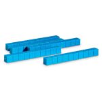 Set riglete baza 10 din plastic, 50 piese pentru invatarea matematicii