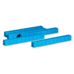 Set riglete baza 10 din plastic, 50 piese pentru invatarea matematicii