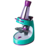 Microscop pentru copii cu jurnal de activități și accesorii, mărire 400x