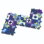 Set STEM cu roti dintate reflectorizante pentru copii 3+