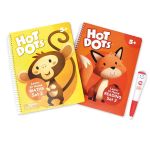 Set educativ Hot Dots in engleza cu pix interactiv, citire si matematica 5+