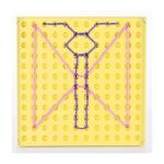 Set creativ de desenat cu sireturi pentru motricitate fina, 4-7 ani