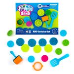 Set nisip magic Playfoam ABC pentru litere si prajiturele, 29 piese
