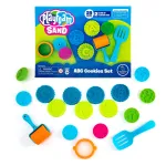 Set nisip magic Playfoam ABC pentru litere si prajiturele, 29 piese