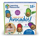 Jucarie educativa pentru invatarea emotiilor cu avocado, 18 luni+