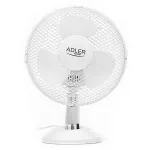 Ventilator de masă Adler cu 2 viteze, oscilație și diametru 23 cm