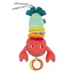 Jucărie muzicală pentru bebeluși Fehn Racul vesel, 34 cm