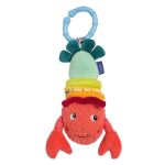 Jucărie pentru cărucior cu vibrații Fehn Racul vesel, 14 cm