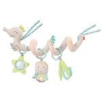 Jucarie spirala pentru bebelusi Fehn cu animalute marine, 35 cm