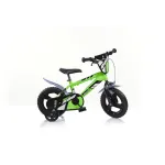 Bicicletă pentru copii R88 verde 12 inch cu roți ajutătoare