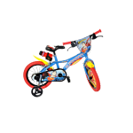 Bicicletă pentru copii 14 inch Superman cu roți ajutătoare