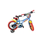 Bicicletă pentru copii 14 inch Superman cu roți ajutătoare