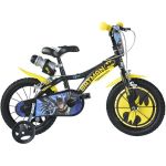 Bicicleta pentru copii 16 inch Batman cu roti ajutatoare detasabile