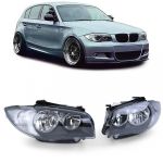 Faruri negre H7 H7 pereche potrivite pentru BMW E81 E82 E87 E88 din 04 Performance AutoTuning