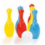 Set bowling pentru copii Fisher-Price cu 6 popice si minge, 2 ani+