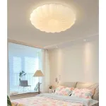 Plafoniera LED Margareta 35 cm, 32W, 3 temperaturi, alb