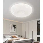 Plafonieră LED rotundă 23 cm, 22W, 3 temperaturi, alb, metal și acril