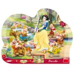 Puzzle cu ramă Alba ca Zăpada, 25 piese, pentru copii 3-6 ani