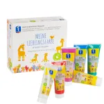 Set 6 tuburi vopsea pentru pictura cu degetele Basic, lavabila, 2+ ani