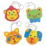 Set creativ Galt pentru realizat brelocuri din spuma cu animalute