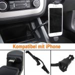 Suport activ pentru telefonul mobil în mașină cu stație de încărcare pentru iPhone 5 5C 5S 5SE 6 6S Performance AutoTuning