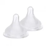 Set 2 tetine premium din silicon Spectra, marimea L, 5-7 luni