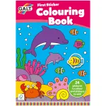 Carte de colorat cu abtibilduri Galt pentru copii 3+ - 24 pagini