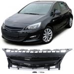 Grilă fără emblemă neagră, potrivită pentru Opel Astra J 5-uși 12-18 facelift Performance AutoTuning