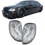 Indicator alb - pereche potrivită pentru Mercedes S-Class W140 91-94 Performance AutoTuning