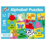 Puzzle educativ alfabet englez pentru copii, 26 seturi din 2 piese, Galt