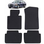 Set premium de covorașe din cauciuc pentru mașină, negre, potrivit pentru BMW E46 Sedan Touring 98-05 Performance AutoTuning