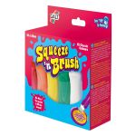 Set acuarele lavabile cu pensulă Galt Squeeze'n Brush, 12 culori