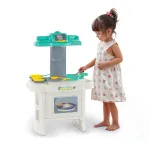 Bucătărie pentru copii Micuțul Chef, cu accesorii și design pastel