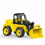 Buldozer pentru copii DOLU, 72 cm, cu cupa, din plastic rezistent