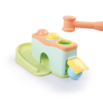 Jucărie de dexteritate cu biluțe și ciocănel, model pastel