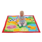 Salteluta de activitati pentru bebelusi Ferma, 100 x 100 cm, Galt