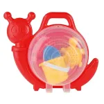 Set jucării de plajă Melc Dolu cu geantă și accesorii, 6 piese