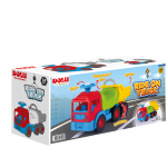 Camion ride-on pentru copii DOLU cu remorcă rabatabilă și claxon