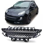 Grilă sport fără emblemă Black Edition neagră, potrivită pentru Opel Adam 12-19 Performance AutoTuning