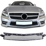 Grilaj radiator din plasă în bara de protecție potrivit pentru Mercedes CLS C218 X218 11-14 cu pachetul A Design Performance AutoTuning