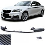 Spoiler frontal lipă performanță aspect carbon, potrivit pentru BMW Seria 2 F22 F23 2012-2021 Performance AutoTuning