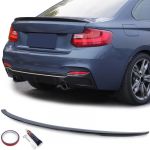 Spoiler spate de performanță cu margine lucioasă neagră, potrivit pentru BMW Seria 2 F22 F23 Performance AutoTuning