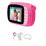 Camera foto instant Barbie pentru copii cu selfie, video si printare