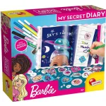 Jurnal secret Barbie cu lacat, cheie si markere speciale pentru copii