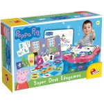 Măsuță cu activități educative Peppa Pig cu tablă de scris și 10 jocuri