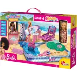 Set creativ Barbie la plajă cu nisip magic și accesorii